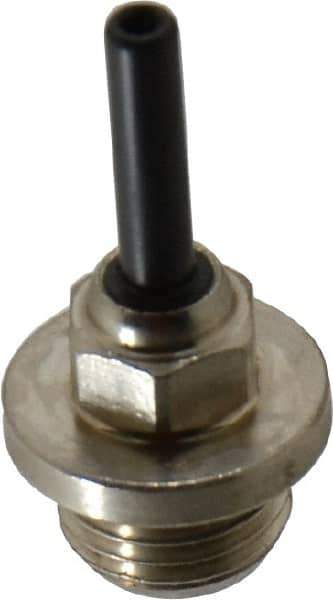 Norgren - 1/4 BSPP Brass Push-to-Connect Tube Male Stem Connector - 150 Max psi, Nitrile O-Ring, 0 to 175°F Working Temp - Industrial Tool & Supply
