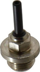 Norgren - 1/4 BSPP Brass Push-to-Connect Tube Male Stem Connector - 150 Max psi, Nitrile O-Ring, 0 to 175°F Working Temp - Industrial Tool & Supply