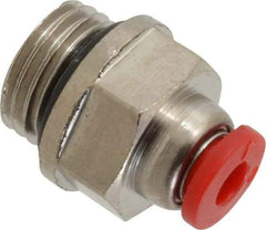 Norgren - 4mm Tube OD, 1/4 BSPP Brass Push-to-Connect Tube Male Connector - Tube to Male BSPP Connection, 150 Max psi, Nitrile O-Ring, 0 to 175°F Working Temp - Industrial Tool & Supply