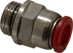 Norgren - 8mm Tube OD, 1/4 BSPP Brass Push-to-Connect Tube Male Connector - Tube to Male BSPP Connection, 150 Max psi, Nitrile O-Ring, 0 to 175°F Working Temp - Industrial Tool & Supply