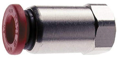 Norgren - 4mm Tube OD, M5x0.8 Metric Brass Push-to-Connect Tube Female Connector - 150 Max psi, Nitrile O-Ring, 0 to 175°F Working Temp - Industrial Tool & Supply