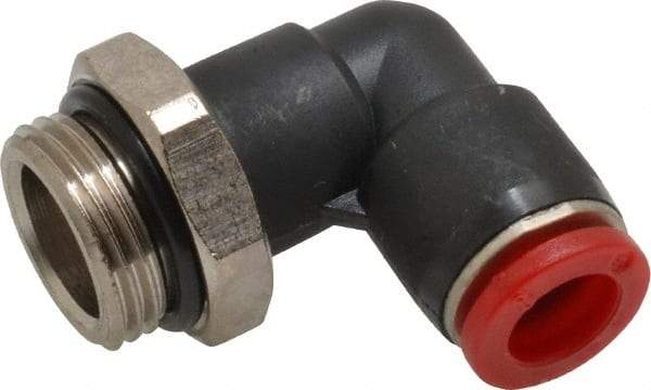Norgren - 8mm Tube OD, 3/8 BSPP Brass Push-to-Connect Tube Male Swivel Elbow - Tube to Male BSPP Connection, 150 Max psi, Nitrile O-Ring, 0 to 175°F Working Temp - Industrial Tool & Supply