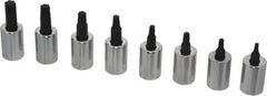 Proto - 8 Piece 3/8" Drive Torx Bit Socket Set - T15 to T50 Torx - Industrial Tool & Supply