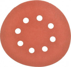 DeWALT - 5" Diam, 220 Grit, Aluminum Oxide Hook & Loop Disc - Very Fine Grade, Coated, Paper Backing, - Industrial Tool & Supply