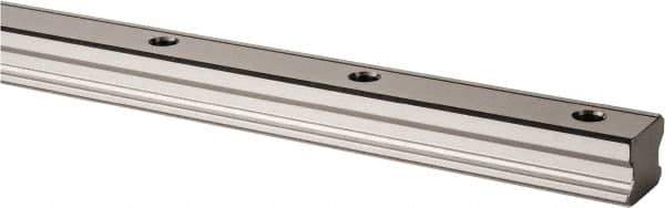 THK - 1,640mm OAL x 28mm Overall Width x 23mm Overall Height SHS Rail - 80mm Between Holes, 9 x 14 x 12mm Hole Size - Industrial Tool & Supply