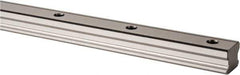 THK - 1,640mm OAL x 28mm Overall Width x 23mm Overall Height SHS Rail - 80mm Between Holes, 9 x 14 x 12mm Hole Size - Industrial Tool & Supply
