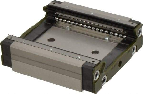 THK - 107mm L x 100mm W x 31mm H, 50mm Transverse Hole Spcg, 76mm Lateral Hole Spcg, 4 Way HRW Block - 15.5mm Overhang, 27.2 Kn Dynamic Capacity, M8x8 Hole, 45.9 kn Static Load Rating, 35" High Assembly - Industrial Tool & Supply