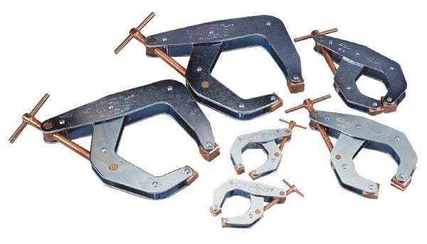 Kant Twist - 6 Piece Cantilever Clamp Set - Includes Two 2-1/2", Two 4-1/2" & Two 6" Clamps - Industrial Tool & Supply