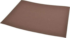 Norton - 400 Grit Aluminum Oxide Sanding Sheet - 11" Long x 9" Wide, Extra Fine Grade, J-Weighted Cloth Backing - Industrial Tool & Supply