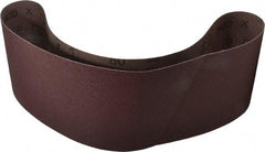3M - 6" Wide x 48" OAL, 80 Grit, Aluminum Oxide Abrasive Belt - Aluminum Oxide, Medium, Coated, X Weighted Cloth Backing, Series 340D - Industrial Tool & Supply