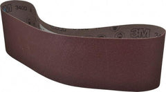 3M - 6" Wide x 48" OAL, 50 Grit, Aluminum Oxide Abrasive Belt - Aluminum Oxide, Coarse, Coated, X Weighted Cloth Backing, Series 340D - Industrial Tool & Supply