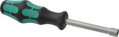 Wera - 5/16" Hollow Shaft Nutdriver - Ergonomic Handle, 7-1/4" OAL - Industrial Tool & Supply