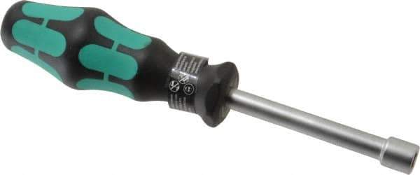 Wera - 11/32" Hollow Shaft Nutdriver - Ergonomic Handle, 7-1/4" OAL - Industrial Tool & Supply