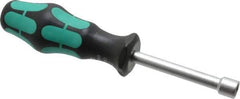 Wera - 3/8" Hollow Shaft Nutdriver - Ergonomic Handle, 7-1/4" OAL - Industrial Tool & Supply