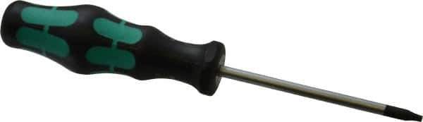 Wera - T7 Torx Driver - 2-3/8" Blade Length, 5" OAL, Ergonomic Handle - Industrial Tool & Supply