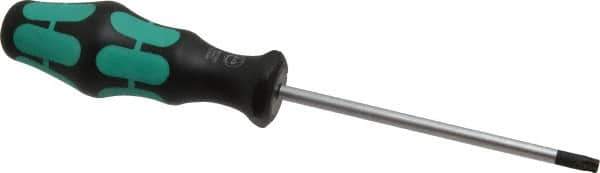 Wera - T27 Torx Driver - 4-1/4" Blade Length, 8-3/4" OAL, Ergonomic Handle - Industrial Tool & Supply