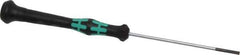 Wera - Electronic/Electrostatic Slotted Screwdriver - 80mm Blade Length, Round Shank, Ergonomic Handle - Industrial Tool & Supply