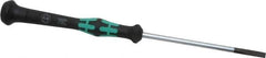 Wera - Electronic/Electrostatic Slotted Screwdriver - 80mm Blade Length, Round Shank, Ergonomic Handle - Industrial Tool & Supply