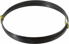 Starrett - 10 TPI, 8' 2-1/2" Long x 5/8" Wide x 0.032" Thick, Welded Band Saw Blade - Carbon Steel, Toothed Edge, Raker Tooth Set, Flexible Back, Contour Cutting - Industrial Tool & Supply