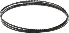 Starrett - 4 TPI, 12' 6" Long x 1/4" Wide x 0.025" Thick, Welded Band Saw Blade - Carbon Steel, Toothed Edge, Raker Tooth Set, Flexible Back, Contour Cutting - Industrial Tool & Supply