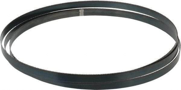 Starrett - 14 TPI, 7' 10" Long x 1/2" Wide x 0.025" Thick, Welded Band Saw Blade - Carbon Steel, Toothed Edge, Raker Tooth Set, Flexible Back, Contour Cutting - Industrial Tool & Supply