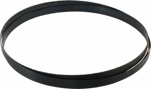 Starrett - 14 TPI, 8' 10" Long x 5/8" Wide x 0.032" Thick, Welded Band Saw Blade - Carbon Steel, Toothed Edge, Raker Tooth Set, Flexible Back, Contour Cutting - Industrial Tool & Supply