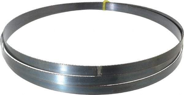 Starrett - 14 TPI, 8' 11" Long x 5/8" Wide x 0.032" Thick, Welded Band Saw Blade - Carbon Steel, Toothed Edge, Raker Tooth Set, Flexible Back, Contour Cutting - Industrial Tool & Supply