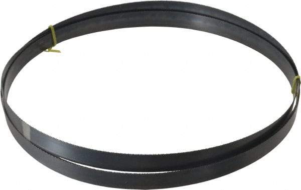 Starrett - 14 TPI, 12' 6" Long x 1" Wide x 0.035" Thick, Welded Band Saw Blade - Carbon Steel, Toothed Edge, Raker Tooth Set, Flexible Back, Contour Cutting - Industrial Tool & Supply