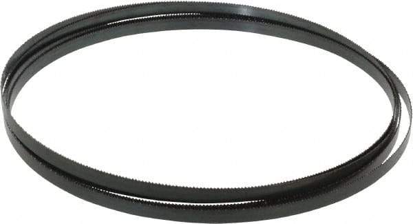 Starrett - 14 TPI, 12' Long x 3/8" Wide x 0.025" Thick, Welded Band Saw Blade - Carbon Steel, Toothed Edge, Raker Tooth Set, Flexible Back, Contour Cutting - Industrial Tool & Supply