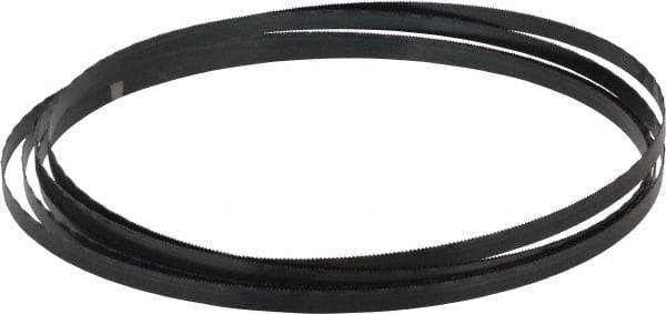 Starrett - 18 TPI, 12' 6" Long x 3/8" Wide x 0.025" Thick, Welded Band Saw Blade - Carbon Steel, Toothed Edge, Raker Tooth Set, Flexible Back, Contour Cutting - Industrial Tool & Supply