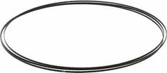 Starrett - 14 TPI, 7' 9" Long x 1/8" Wide x 0.025" Thick, Welded Band Saw Blade - Carbon Steel, Toothed Edge, Raker Tooth Set, Flexible Back, Contour Cutting - Industrial Tool & Supply