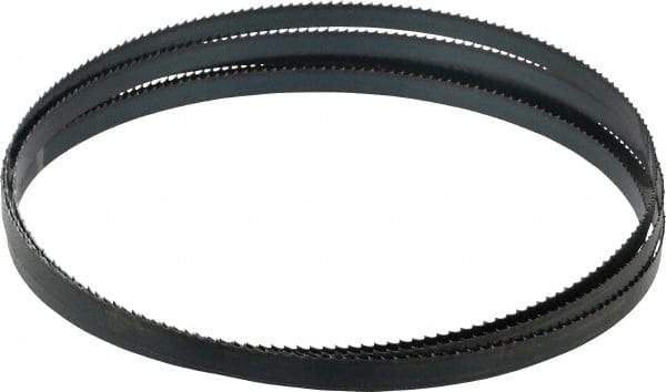 Starrett - 6 TPI, 12' 6" Long x 1/2" Wide x 0.025" Thick, Welded Band Saw Blade - Carbon Steel, Toothed Edge, Raker Tooth Set, Flexible Back, Contour Cutting - Industrial Tool & Supply