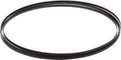 Starrett - 6 TPI, 12' 6" Long x 1/4" Wide x 0.025" Thick, Welded Band Saw Blade - Carbon Steel, Toothed Edge, Raker Tooth Set, Flexible Back, Contour Cutting - Industrial Tool & Supply