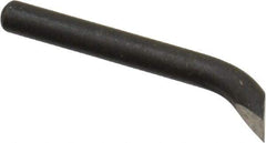 Shaviv - Bi-Directional Hand Deburring Hooked Corner Scraper Tool - U Blade Holder, High Speed Steel Blade - Industrial Tool & Supply