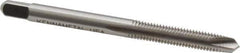 Kennametal - #10-32 UNF, 2 Flute, Bright Finish, High Speed Steel Spiral Point Tap - Plug Chamfer, Right Hand Thread, 2-3/8" OAL, 7/8" Thread Length, 0.194" Shank Diam - Exact Industrial Supply