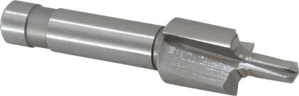 Made in USA - 5/16-24" Port, 0.742" Spotface Diam, 1/8" Tube Outside Diam, Reamer Pilot, Straight Shank, High Speed Steel Porting Tool - Industrial Tool & Supply