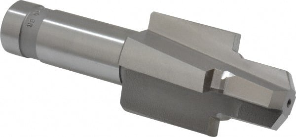 Made in USA - 7/8-14" Port, 1.364" Spotface Diam, 5/8" Tube Outside Diam, Reamer Pilot, Straight Shank, High Speed Steel Porting Tool - Industrial Tool & Supply