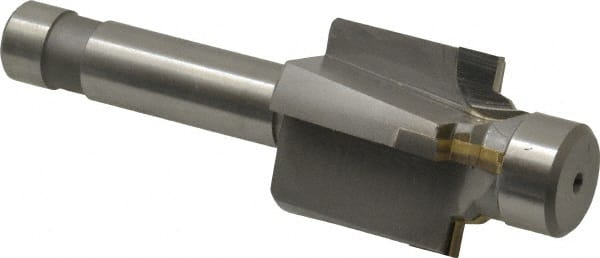 Made in USA - 3/4-16" Port, 1.208" Spotface Diam, 1/2" Tube Outside Diam, Plain Pilot, Straight Shank, Carbide Tipped Porting Tool - Industrial Tool & Supply