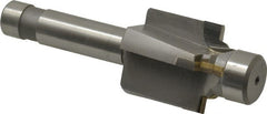 Made in USA - 3/4-16" Port, 1.208" Spotface Diam, 1/2" Tube Outside Diam, Plain Pilot, Straight Shank, Carbide Tipped Porting Tool - Industrial Tool & Supply
