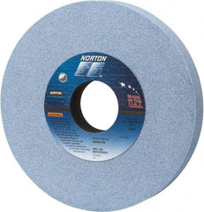 Norton - 12" Diam x 3" Hole x 1-1/2" Thick, I Hardness, 46 Grit Surface Grinding Wheel - Ceramic, Type 1, Coarse Grade, 2,070 Max RPM, Vitrified Bond, No Recess - Industrial Tool & Supply