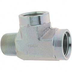 Eaton - Stainless Steel Industrial Pipe Tee - MNPT x FNPT x FNPT - Industrial Tool & Supply