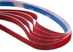 Norton - 2" Wide x 132" OAL, 80 Grit, Ceramic Abrasive Belt - Ceramic, Medium, Coated, Y Weighted Cloth Backing, Series R981 - Industrial Tool & Supply