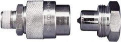 Enerpac - 3/8 NPTF Steel Hydraulic Hose High-Flow Coupler Set - 10,000 psi, 10.8 GPM - Industrial Tool & Supply