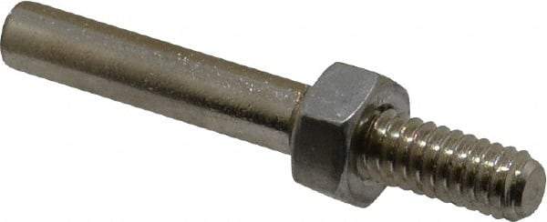 Made in USA - 1/4" Shank Abrasive Point Mandrel - 2" Length, 1/4" Hole Compatibility, for Cones - Industrial Tool & Supply