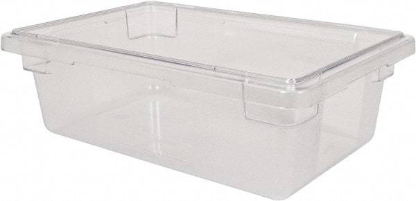 Rubbermaid - Rectangular, Clear Polycarbonate Food Tote Box - 9" High x 18" Wide x 26" Long - Industrial Tool & Supply