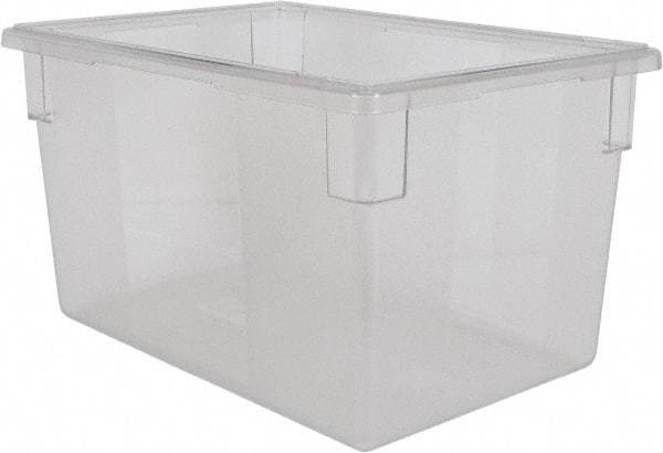 Rubbermaid - Rectangular, Clear Polycarbonate Food Tote Box - 15" High x 18" Wide x 26" Long - Industrial Tool & Supply