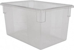 Rubbermaid - Rectangular, Clear Polycarbonate Food Tote Box - 15" High x 18" Wide x 26" Long - Industrial Tool & Supply