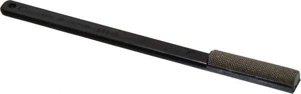 3M - 1-3/4" OAL Fine Half Round Sharpener Diamond File - 1/2" Wide, 1-3/4 LOC, Black - Industrial Tool & Supply