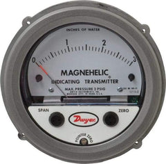 Dwyer - 25 Max psi, Differential Pressure Transmitter with Indication - 1/8" Thread - Industrial Tool & Supply