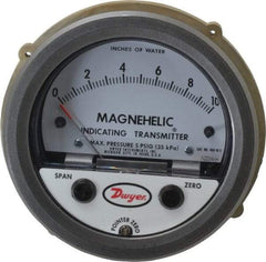 Dwyer - 25 Max psi, Differential Pressure Transmitter with Indication - 1/8" Thread - Industrial Tool & Supply